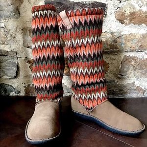NEW Keen Auburn Navajo Knit Slouch Boot 8